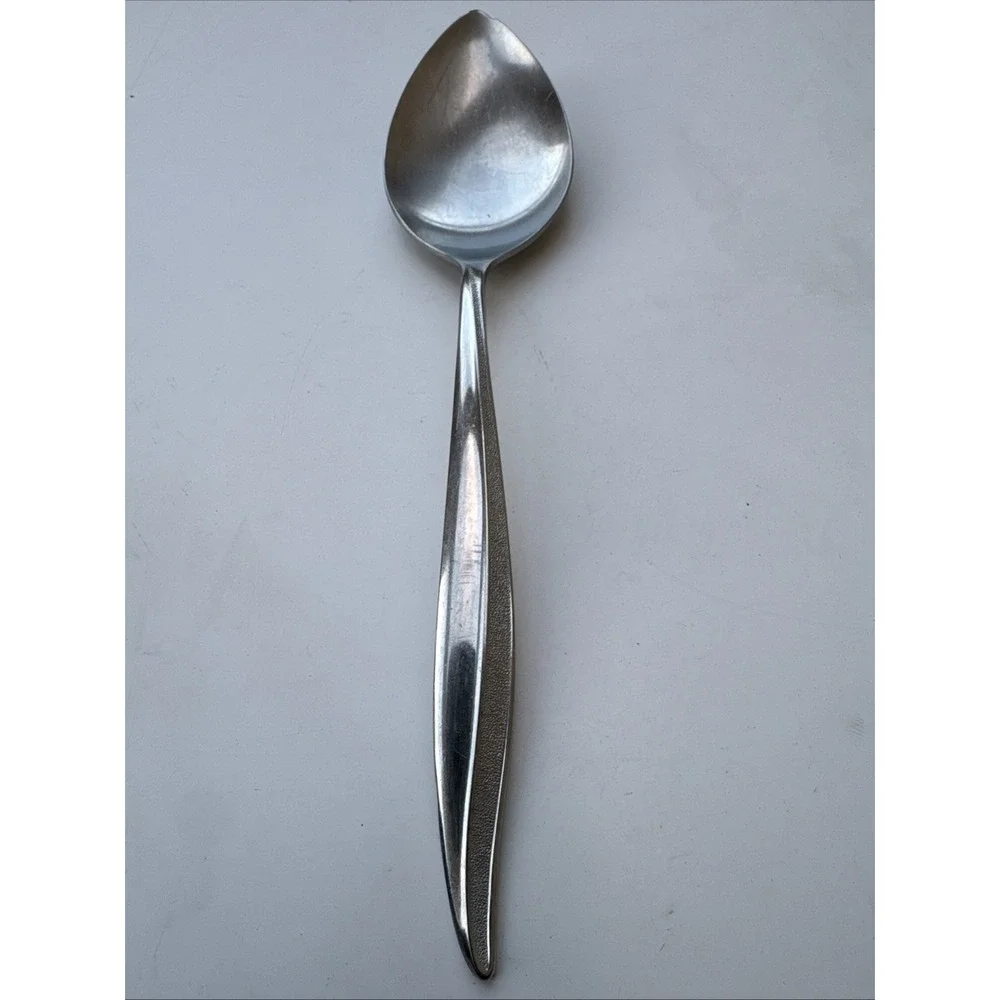 Oneida Craft Surf Maid Cabana Stainless Serving Spoon Flatware‎